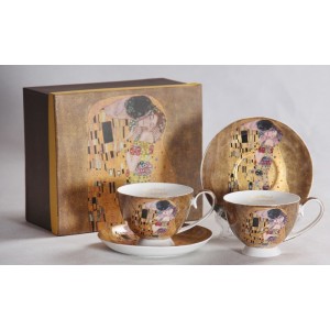 Atelier Harmony Gustav Klimt 9 pezzi Servizio da tè in porcellana 